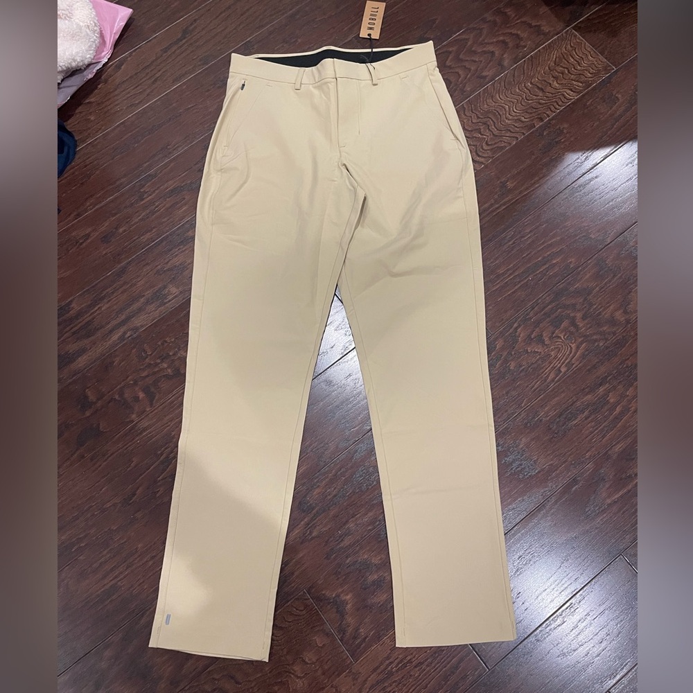NOBULL Golf Tour Pant BEIGE Men Size 30x32R NEW Crossfit - Picture 2 of 8